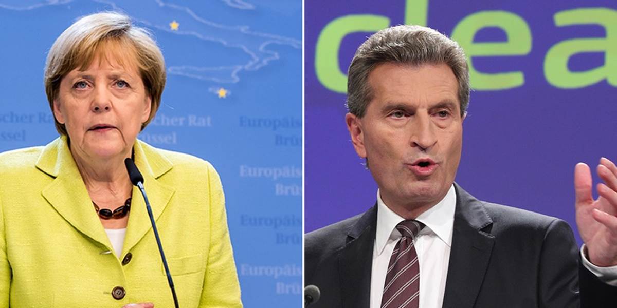 Merkelová chce Oettingera do funkcie eurokomisáre pre obchod
