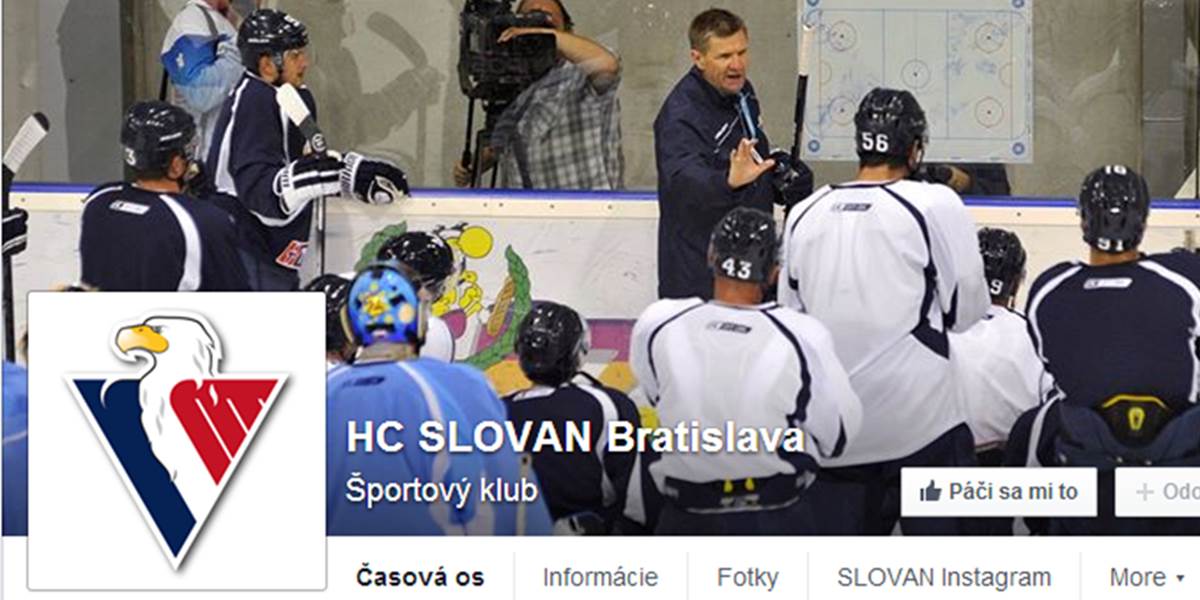KHL: Slovan sa blíži k stotisíc fanúšikom na Facebooku