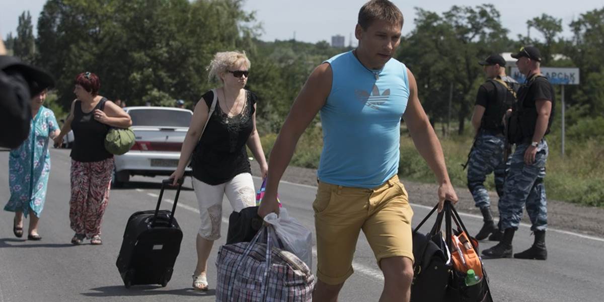 Ukrajinci utekajú pred vojnou, chcú sa dostať na Slovensko