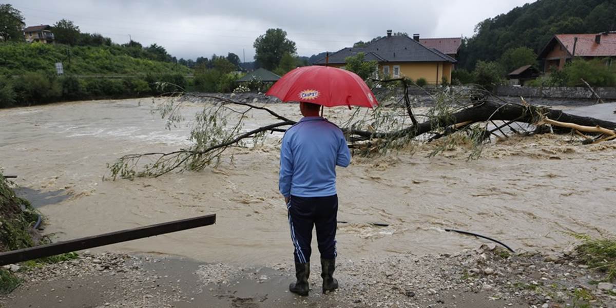 Bosnu a Srbsko postihla ďalšia silná vlna záplav