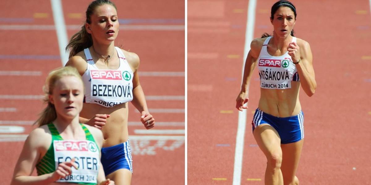 Bezeková a Kršáková nepostúpili do semifinále ME v šprinte na 100m
