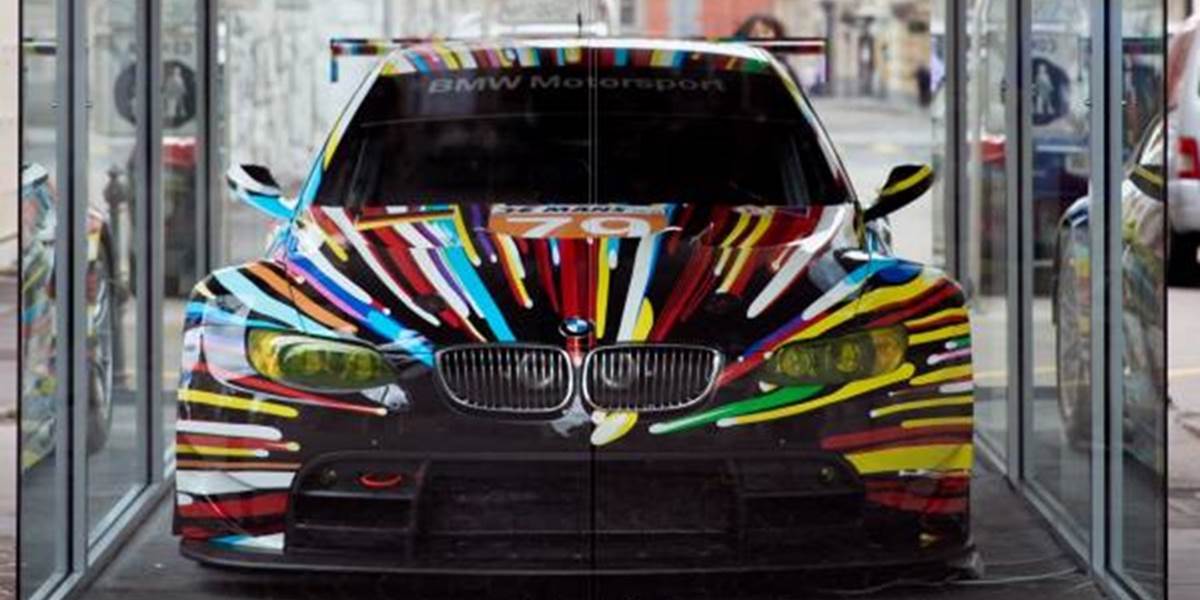 Cestujeme za BMW: BMW Art Car od Jeffa Koonsa v Ľubľane