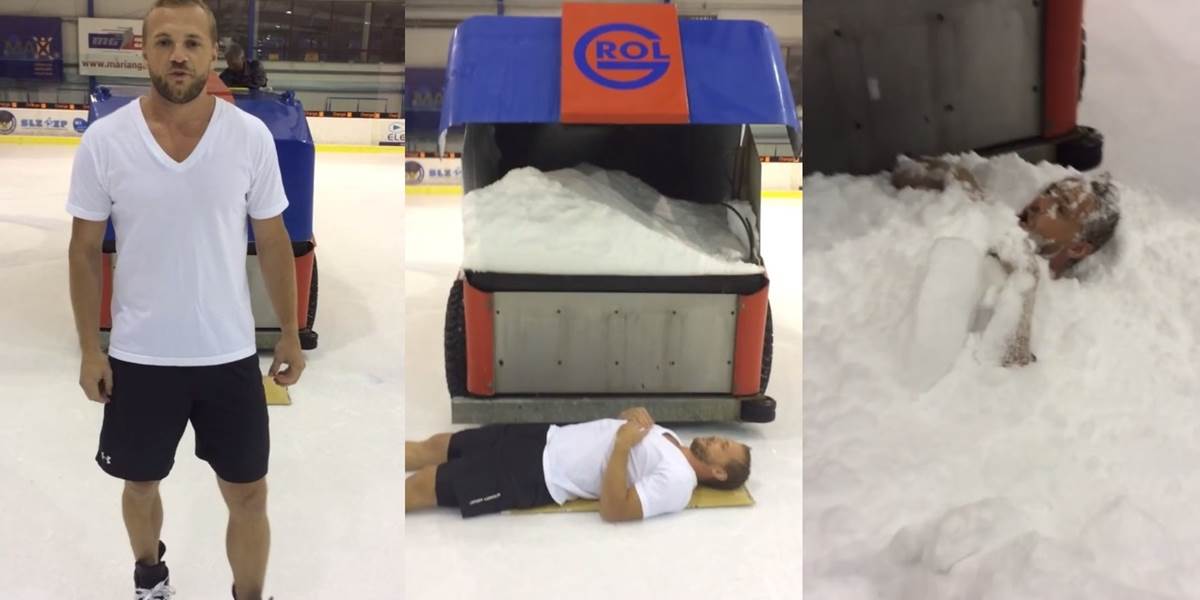 VIDEO Gáborík posunul Ice Bucket Challenge na iný level!