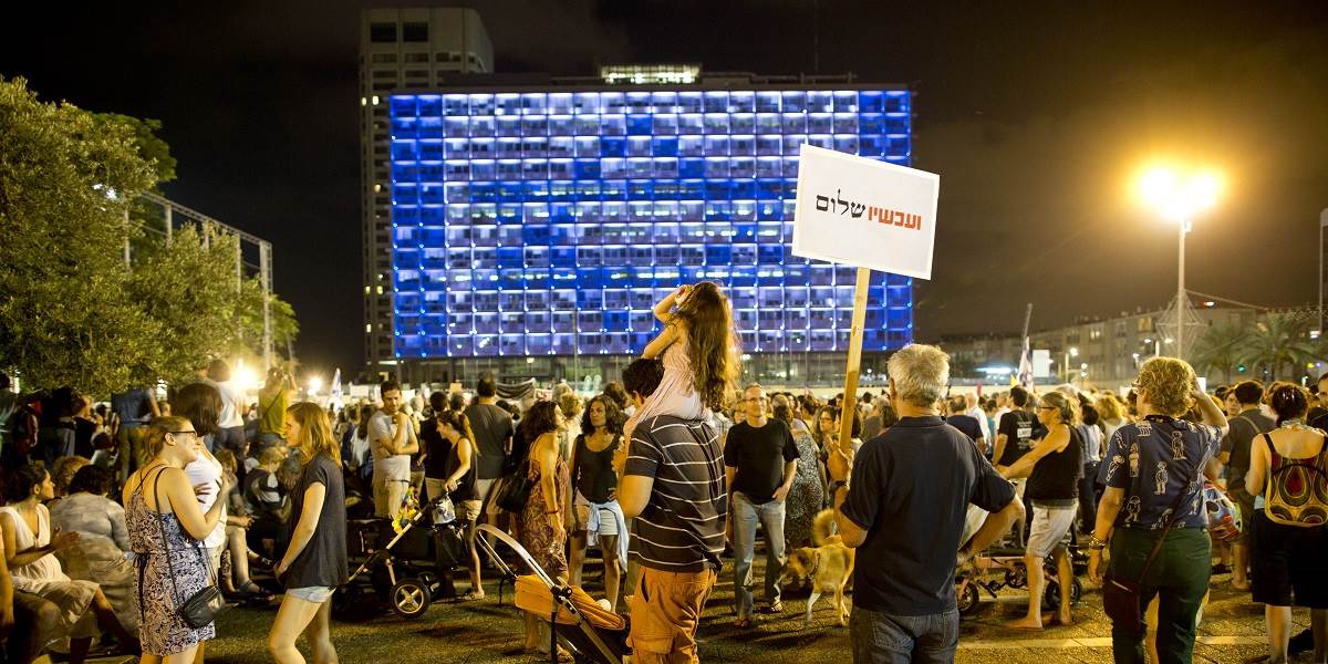 V Tel Avive sa konala demonštrácia za mierovú dohodu s Palestínou