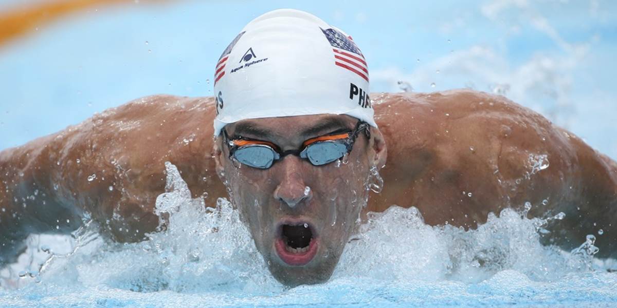 Phelpsove prvé medzinárodné preteky: 3 zlaté, 2 strieborné