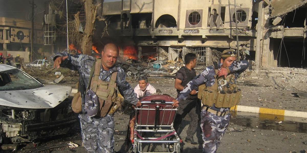Počet obetí bombových útokov v Bagdade a okolí vzrástol na 43
