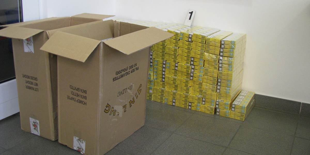 Minulý týždeň colníci zaistili 1 460 kartónov pašovaných cigariet