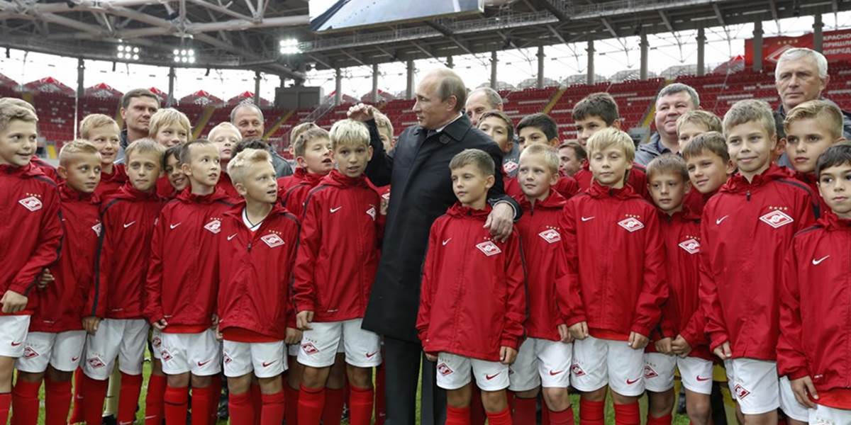 Putin je nadšený novým štadiónom moskovského Spartaka