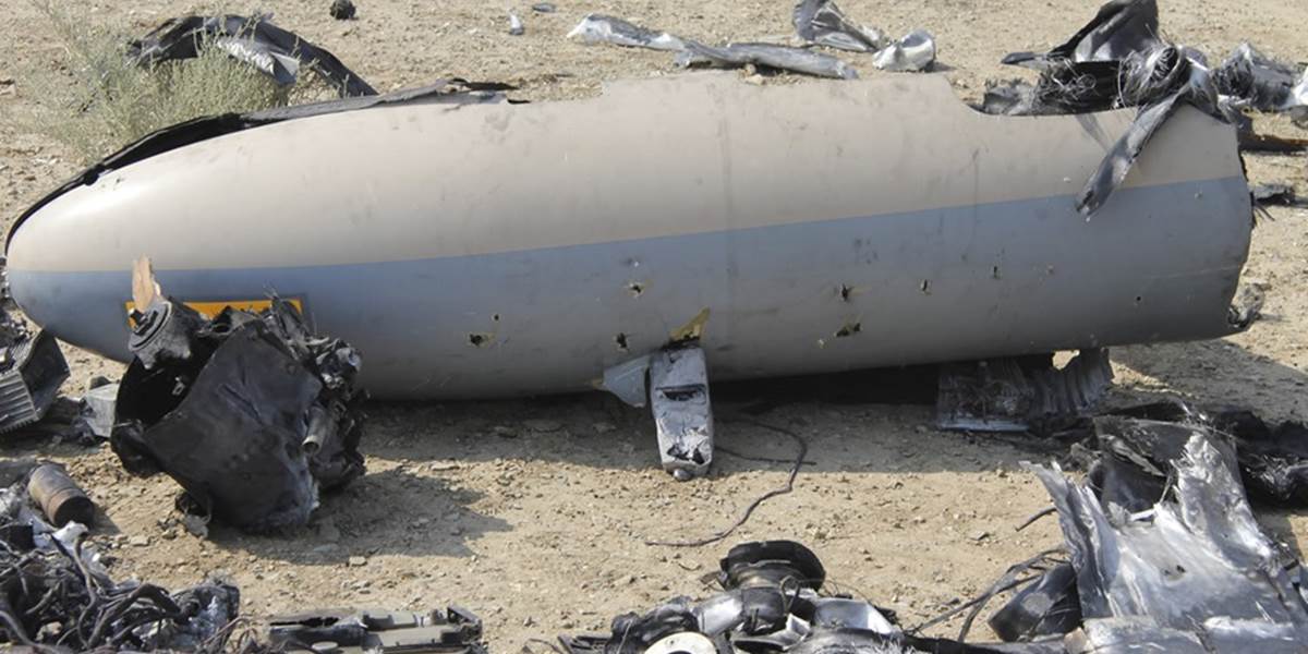Zostrelené bezpilotné lietadlo priletelo do Iránu zo severu