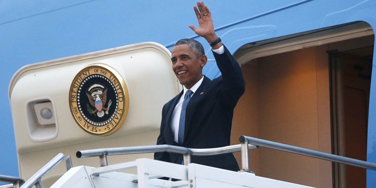 Americký prezident Barack Obama pricestoval na návštevu Estónska