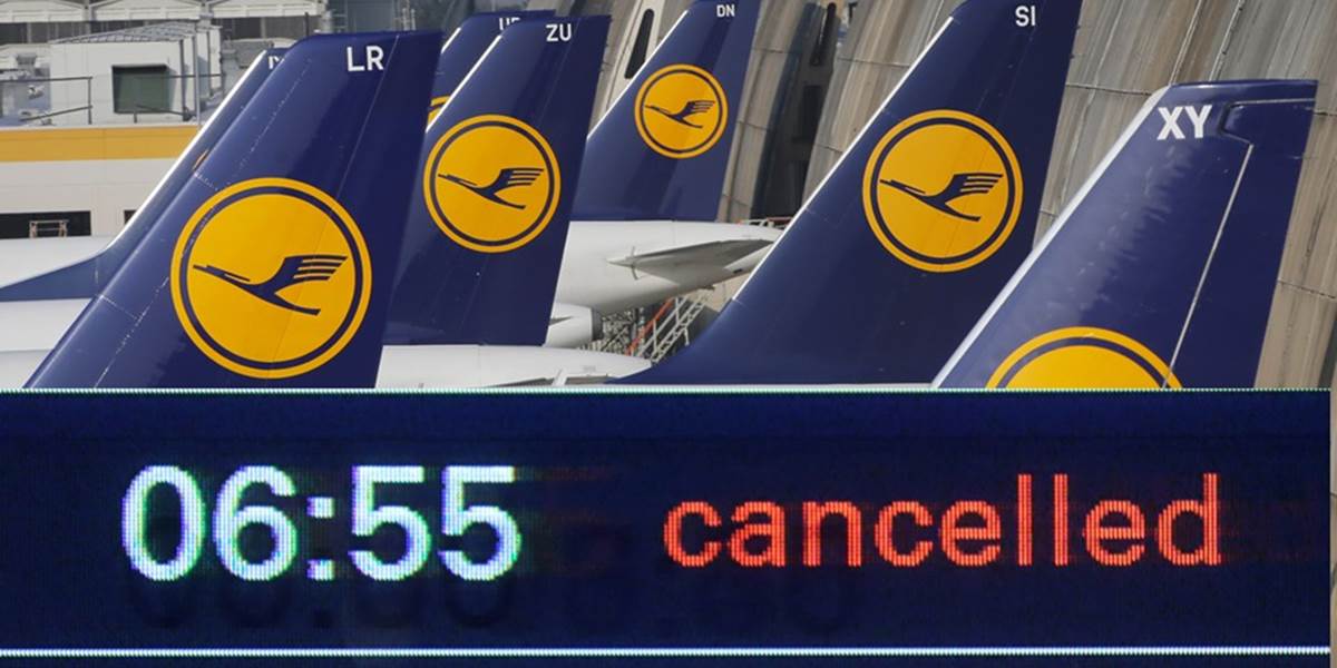 Lufthansa zrušila vyše 200 letov cez Frankfurt, piloti štrajkujú