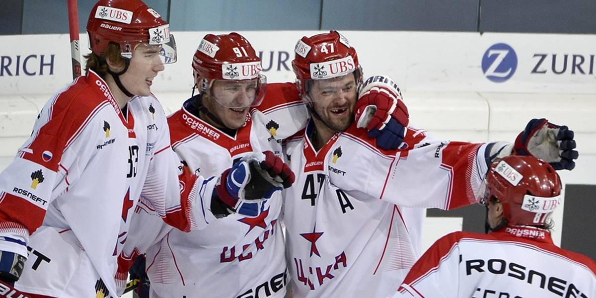 KHL: V moskovskom derby víťazstvo CSKA nad Dinamom