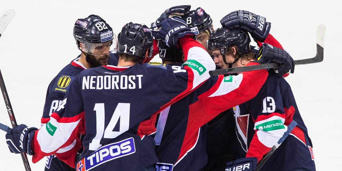 KHL: Slovan vyhral na ľade obhajcu titulu Metallurgu Magnitogorsk 3:2