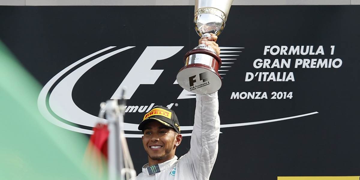 F1: Brit Hamilton triumfoval na Veľkej cene Talianska pred Rosbergom