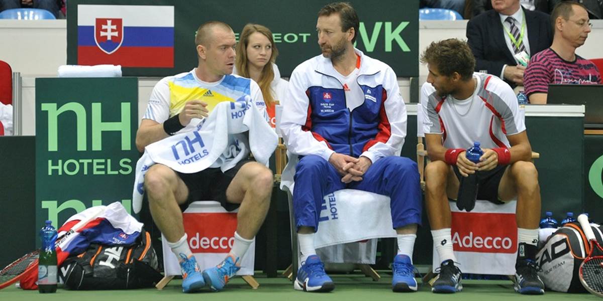 Davis Cup: Američania favoritmi prelínačky, Slováci musia zabojovať