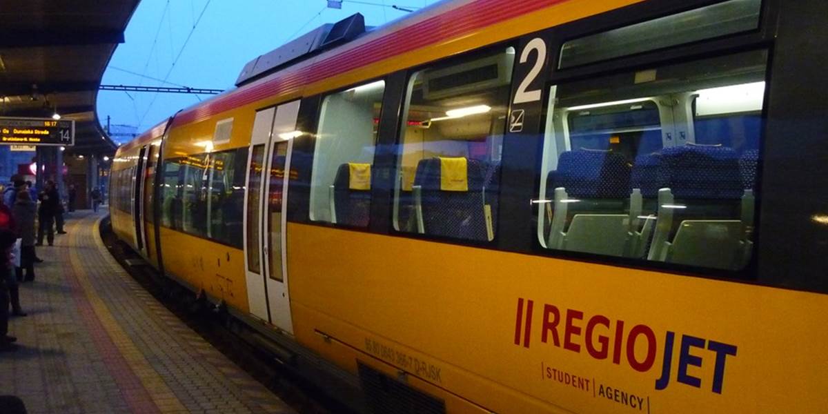 RegioJet chce lacnejšiu prevádzku rýchlikov na hlavnej trati