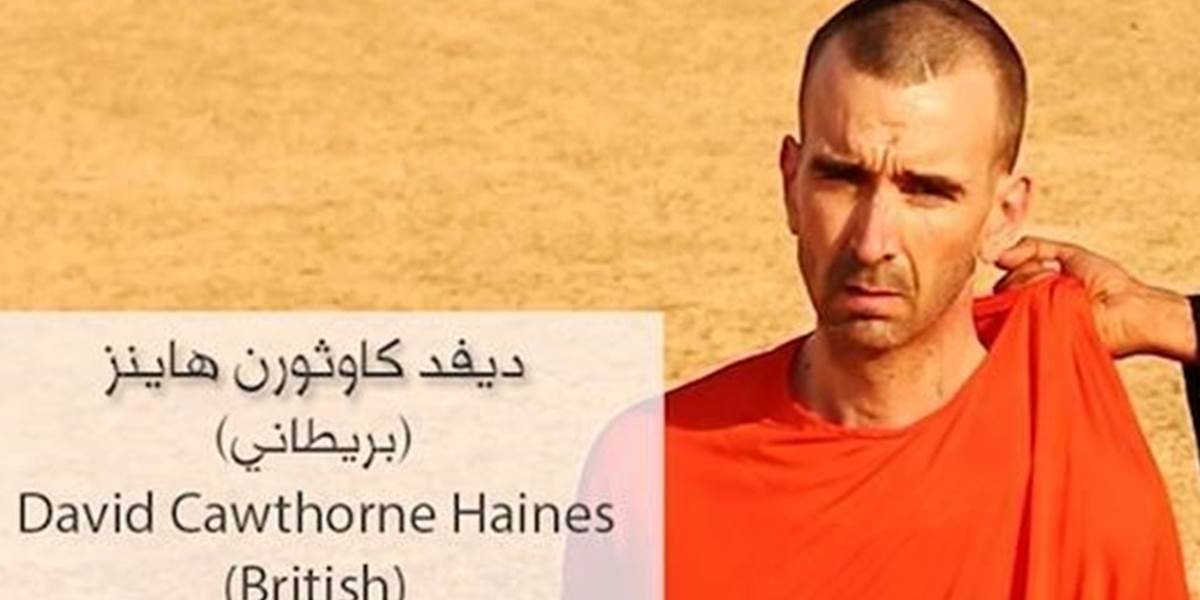 Rodina Davida Hainesa požiadala jeho únoscov zo skupiny IS o kontakt