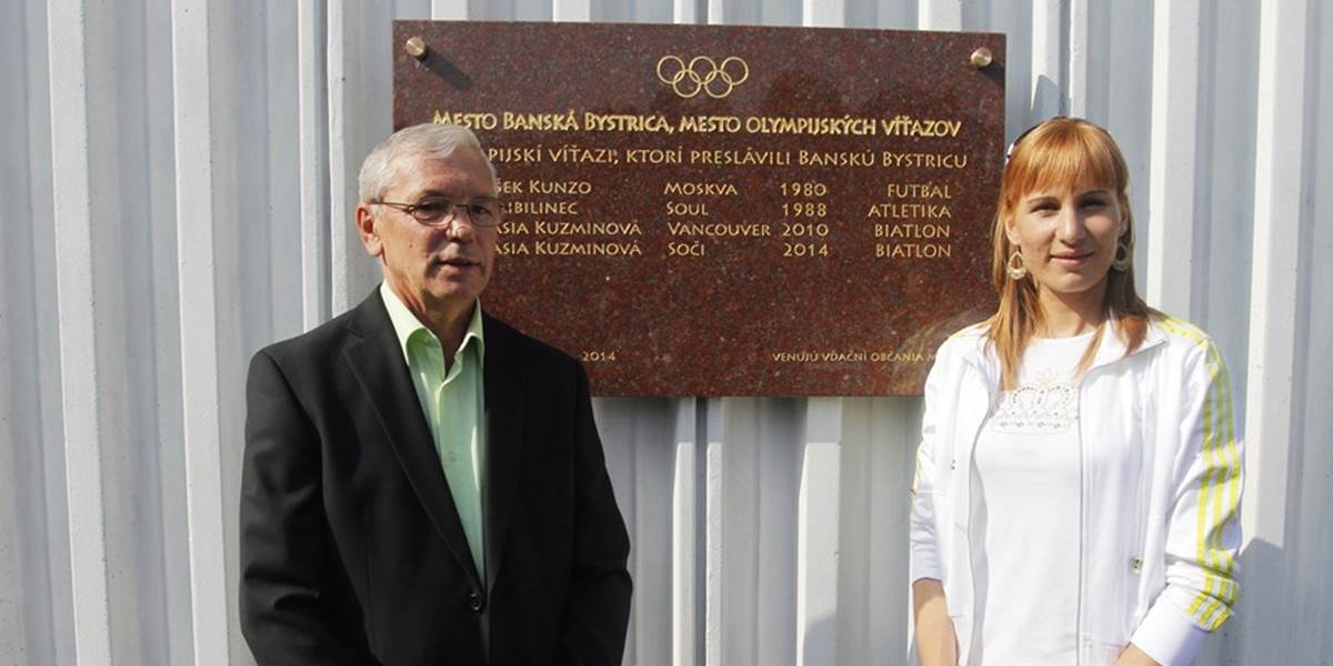 V Bystrici odhalili pamätnú tabuľu olympijských víťazov