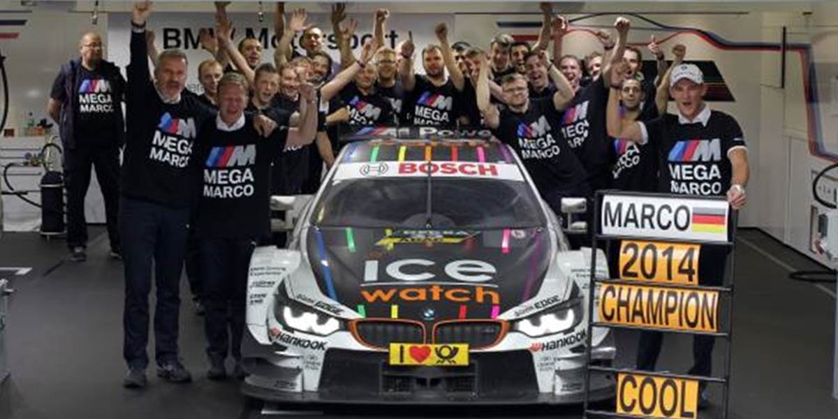Marco Wittmann vybojoval v BMW M4 DTM titul tohtoročného šampionátu DTM, a zapísal sa tak do histórie
