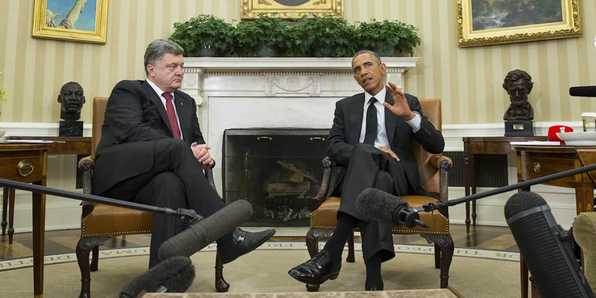 Situácia na Ukrajine: Porošenko u Obamu so žiadosťou o zbrane neuspel