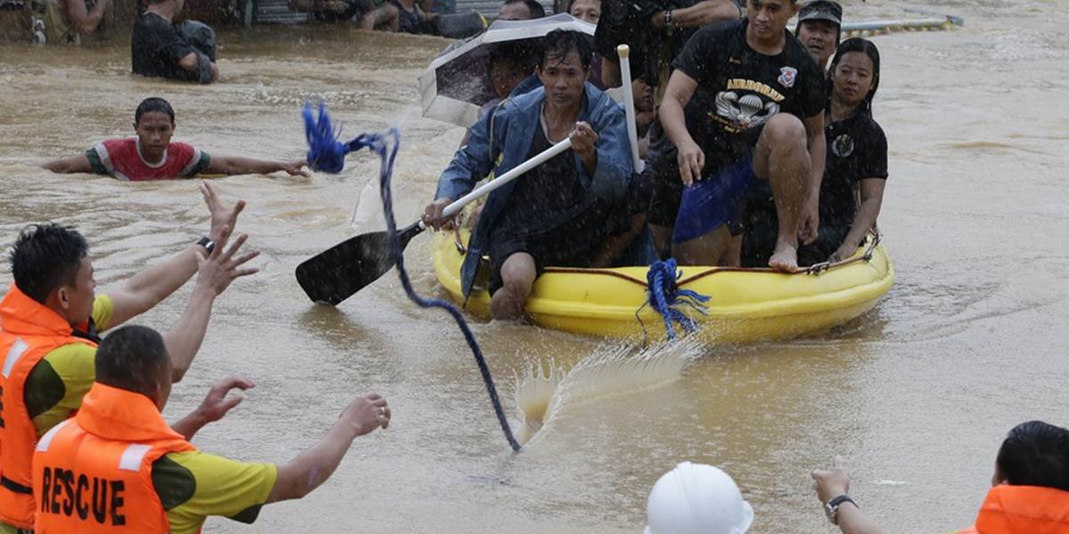 Lejak spôsobil záplavy v Manile, utopilo sa dvojročné dievčatko
