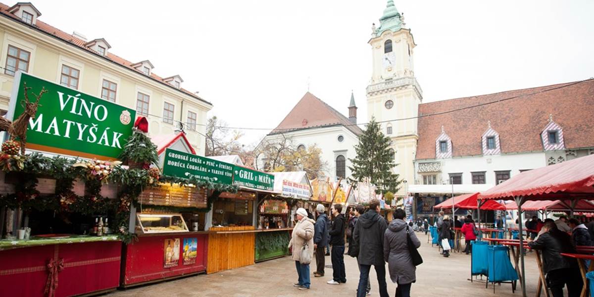Bratislavské Staré Mesto hľadá stánkarov na vianočné trhy