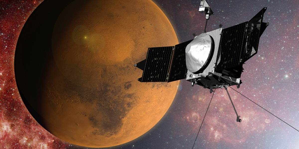 Sonda MAVEN sa dostala na orbitu Marsu, bude skúmať jeho atmosféru