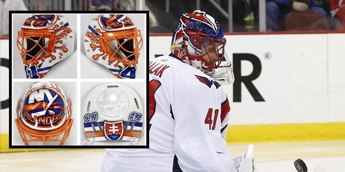 NHL: Halák predstavil nové masky, inšpiroval sa Curtisom Josephom