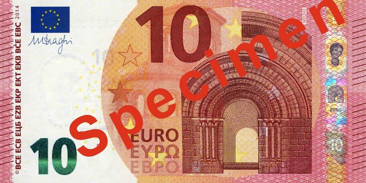Od utorka bude v obehu nová 10-eurová bankovka