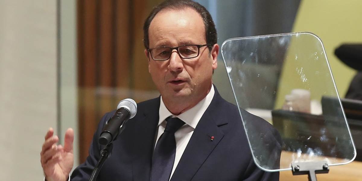Hollande v OSN: Francúzsko venuje miliardu dolárov do klimatického fondu