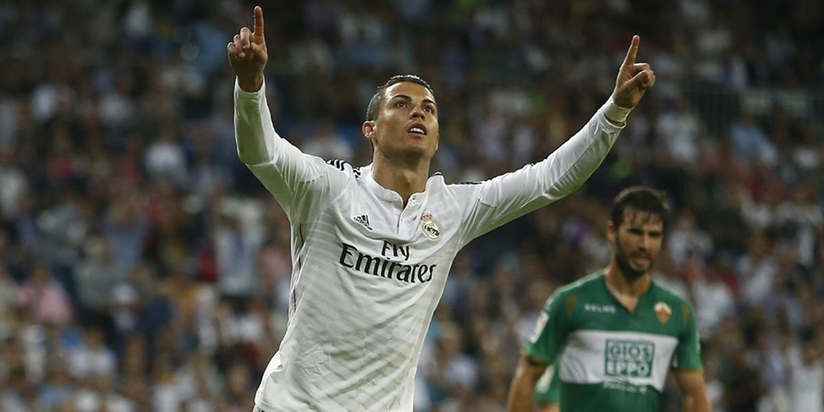 Ronaldo nastrieľal Elche štyri góly, biely balet opäť valcoval