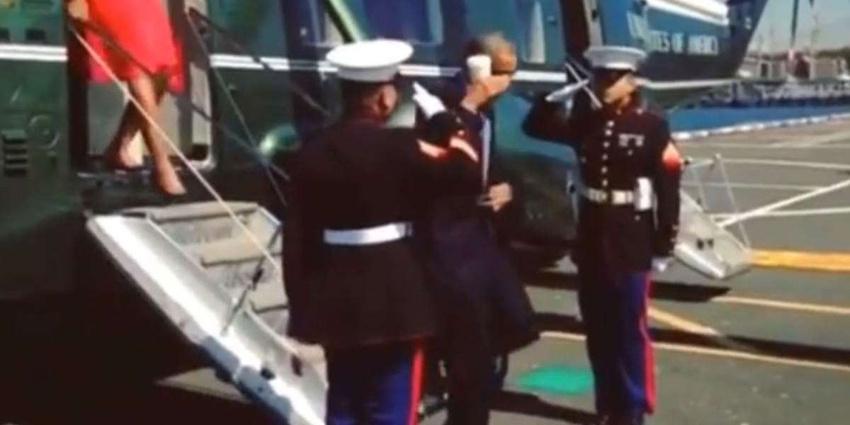 VIDEO Obama si pohneval armádu a veteránov nedbalým odsalutovaním