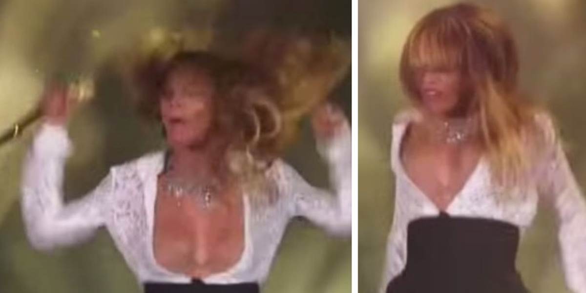 VIDEO Beyoncé poskakovala po pódiu, zradila ju blúzka!