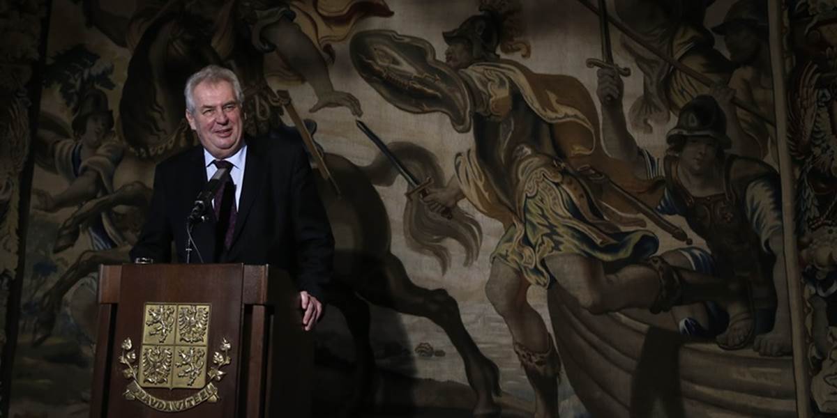 Miloš Zeman oslávi vo štvrtok 70. narodeniny aj na Pražskom hrade