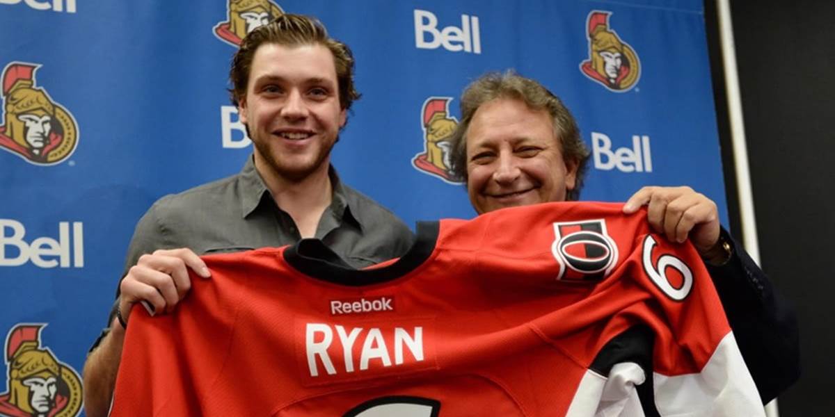 NHL: Karlsson kapitánom Ottawy, Ryan podpísal nový sedemročný kontrakt
