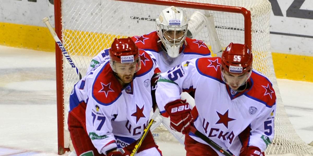 KHL: CSKA natiahol šnúru víťazstiev na desať zápasov
