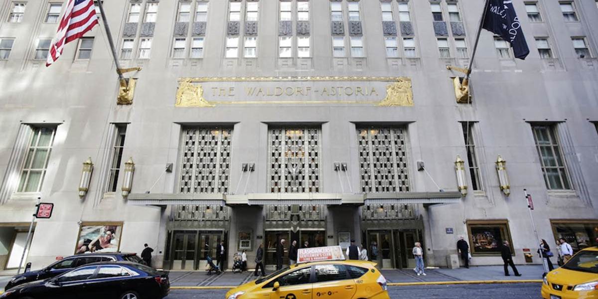Hilton predáva newyorský hotel Waldorf Astoria čínskej poisťovni Anbang