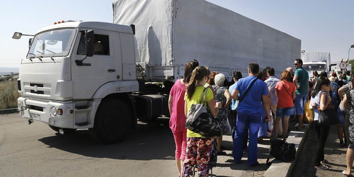 Situácia na Ukrajine: Konvoj s nemeckou humanitárnou pomocou dorazil na Ukrajinu