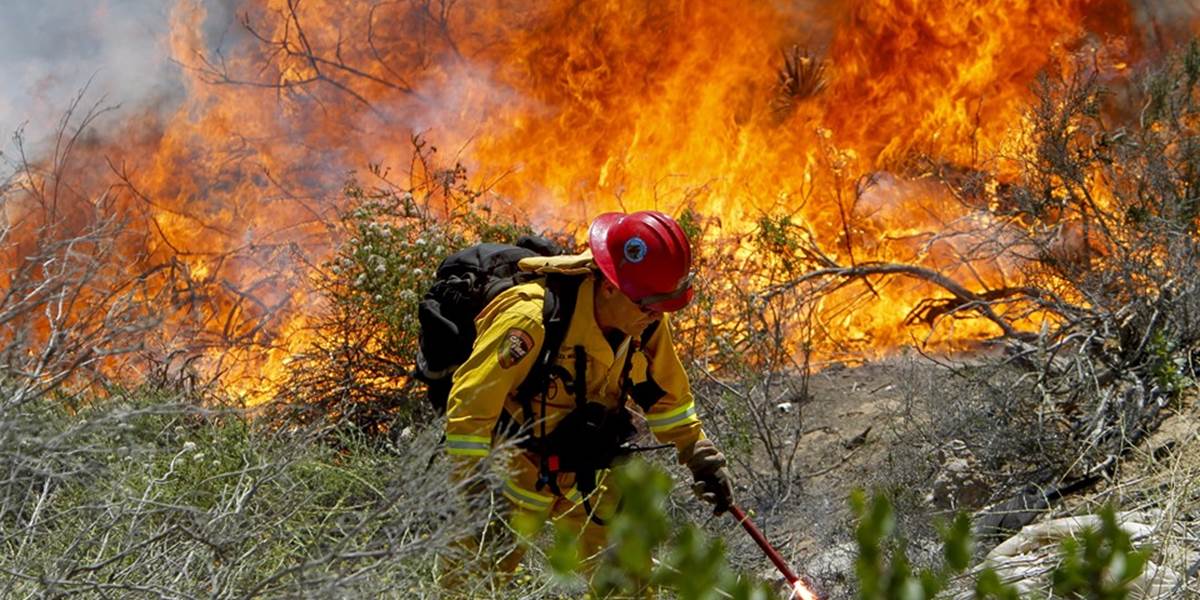 Pri lesnom požiari v Kalifornii zhorelo 170 hektárov lesa a päť domov