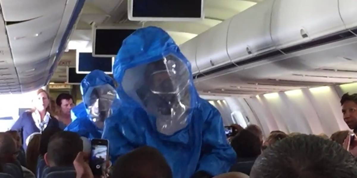 Panika v lietadle: Muž zakričal - Mám ebolu!