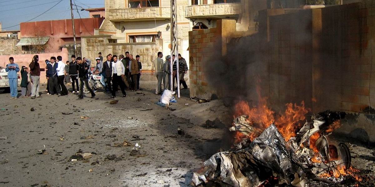 Samovražedný útočník zabil 11 ľudí na trhovisku neďaleko Bagdadu