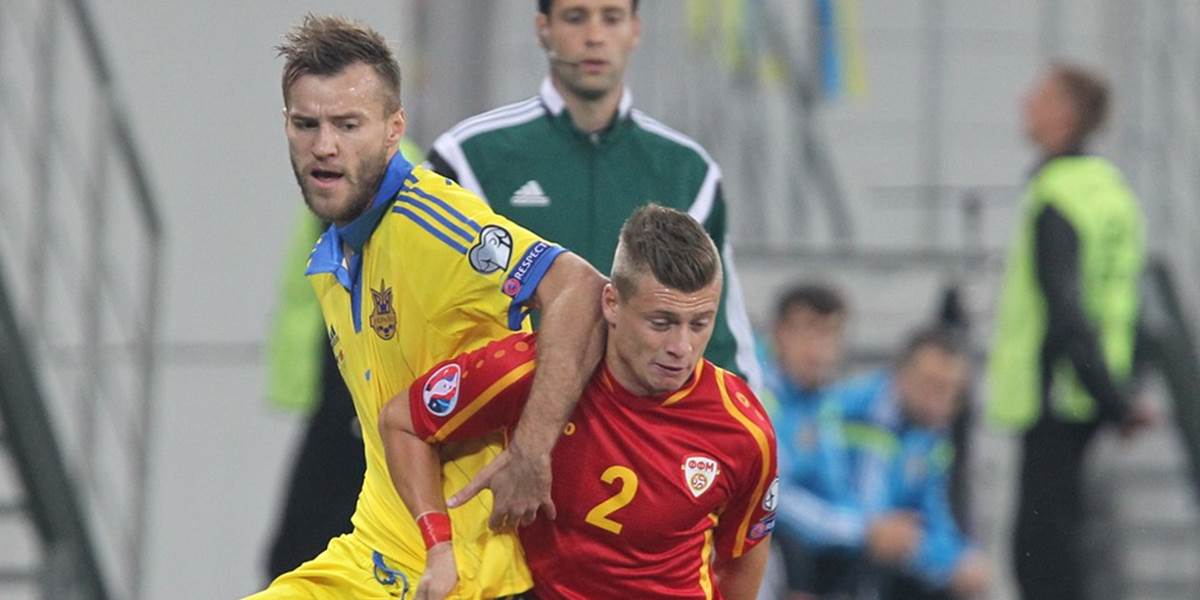 Ukrajina doma zdolala Macedónsko 1:0, Anglicko vyhralo v Tallinne