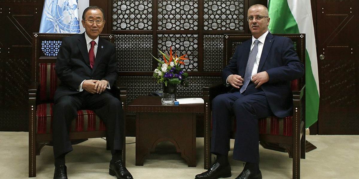 Palestínsky premiér vyzval darcov, aby dodržali sľuby ohľadne Gazy