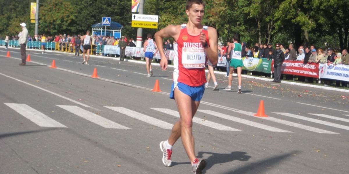 Ruský chodec Ruzavin suspendovaný za doping