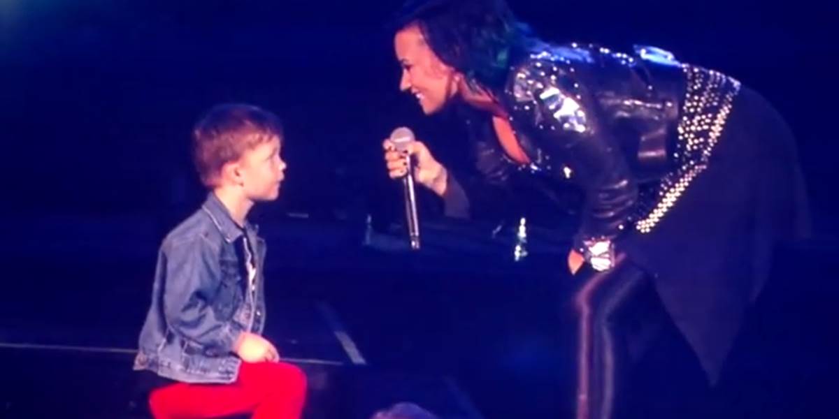 VIDEO Demi Lovato požiadal o ruku päťročný chlapec