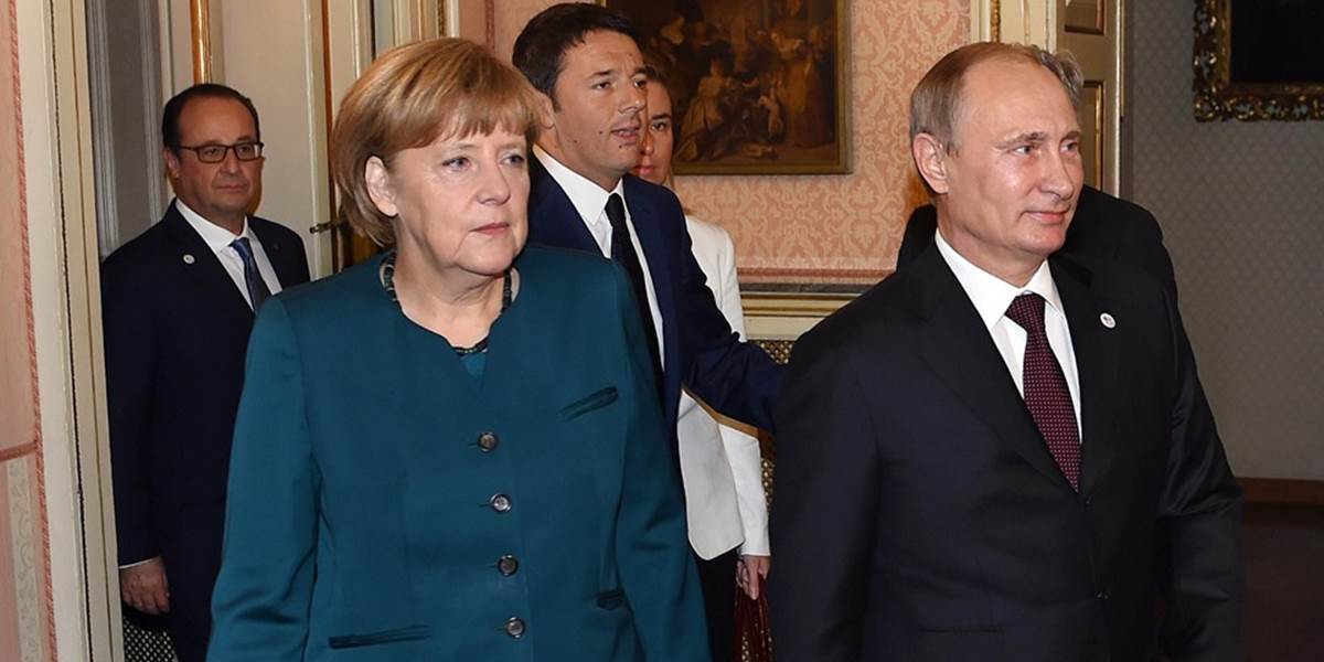 Putin sa s Merkelovou nezhodol, išiel na Berlusconiho párty