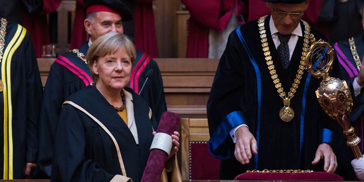 Merkelová sa stala čestnou doktorkou Univerzity Komenského