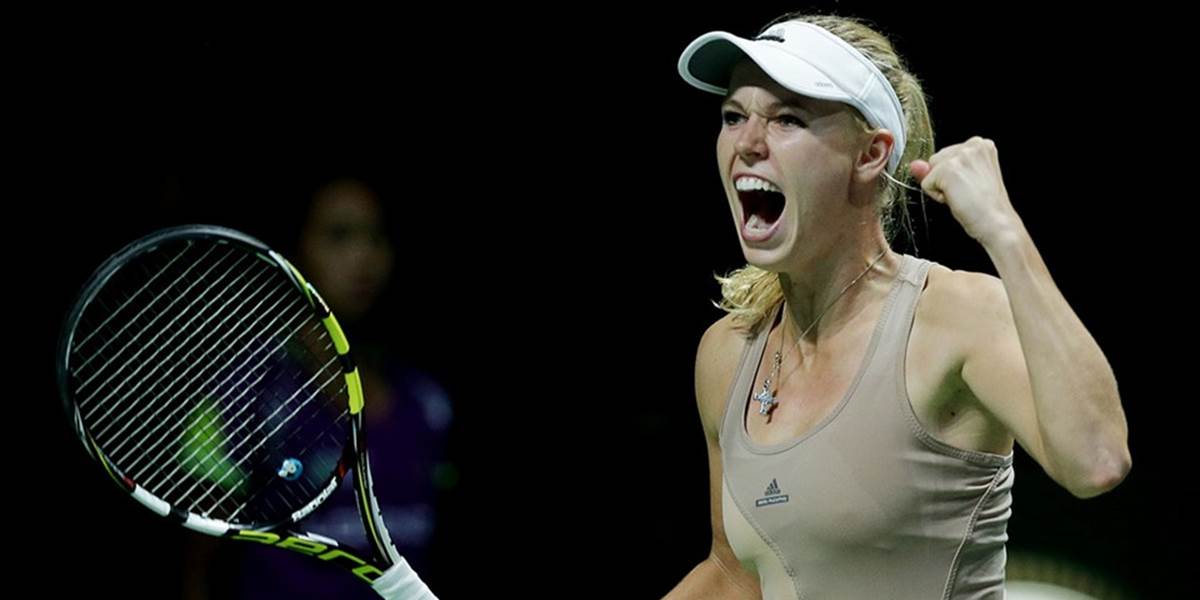 WTA Finals Singapur: Wozniacka v dráme zdolala Šarapovovú