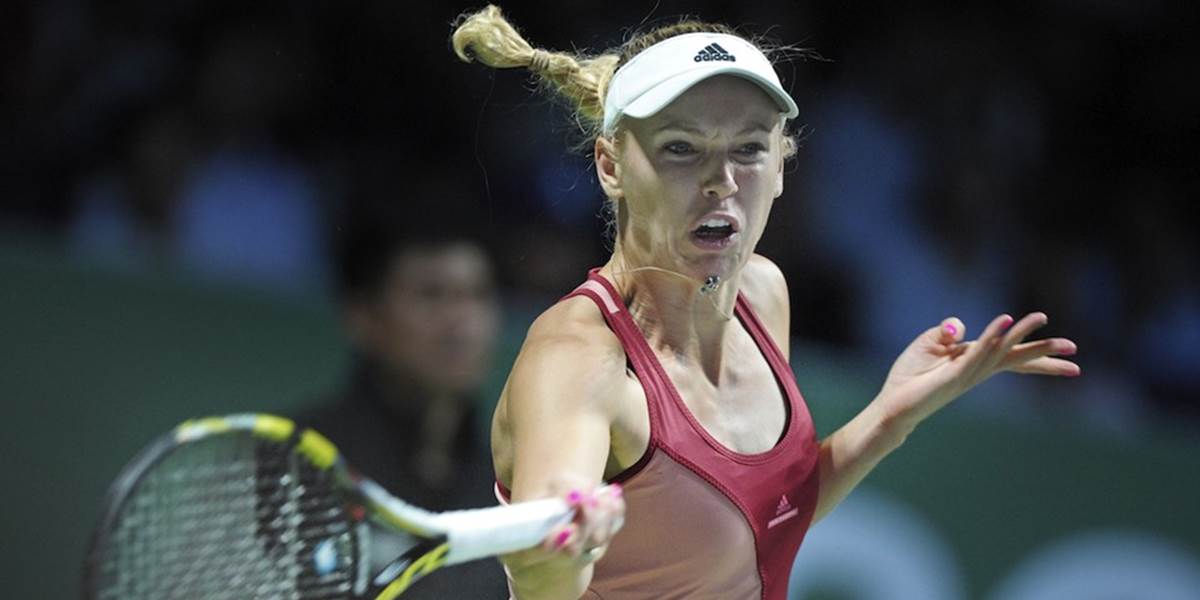 WTA Singapur: Wozniackej ďalší úspech, smeruje do semifinále