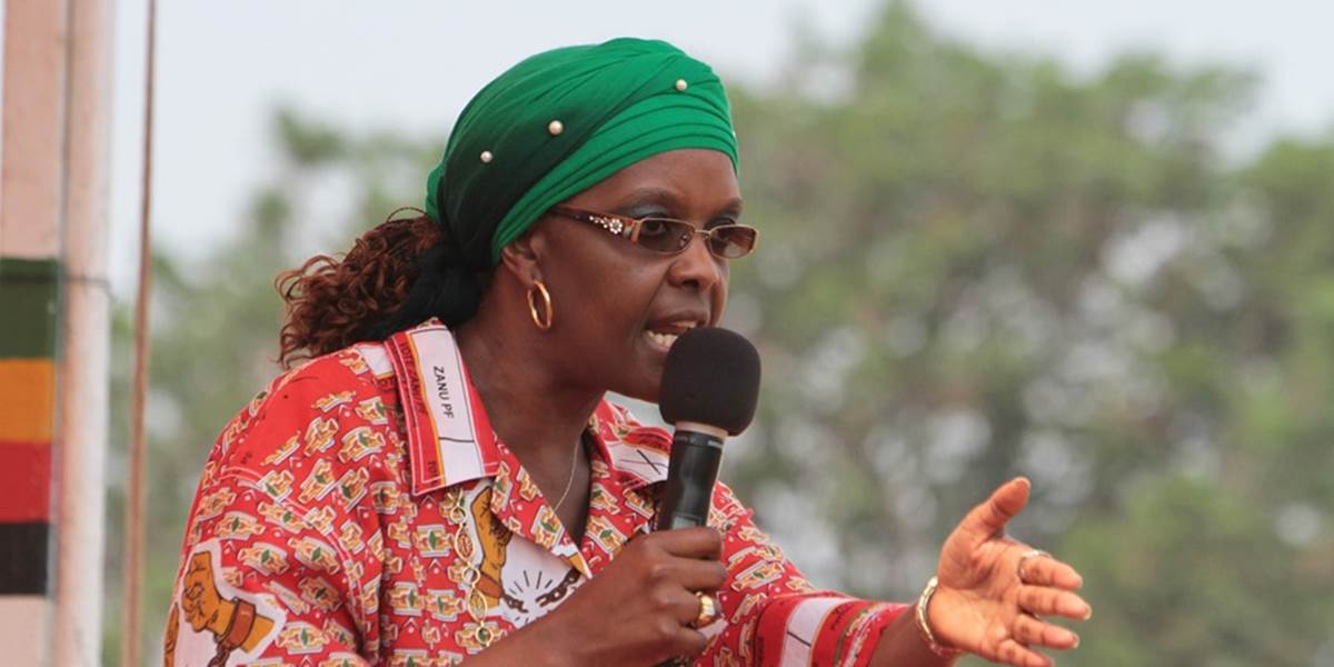 Prvá dáma Zimbabwe ohlásila kandidatúru na post prezidenta